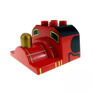 1x Lego Duplo Cabin Roof 4x4 Red Locomotive Thomas James 4262070 52058pb01 - Picture 1 of 1