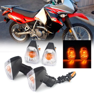 Front + Rear Turn Signal Light For KAWASAKI Ninja ZX6R/RR 97-06 KLR650 2008-2018 — 第 1/4 张图片