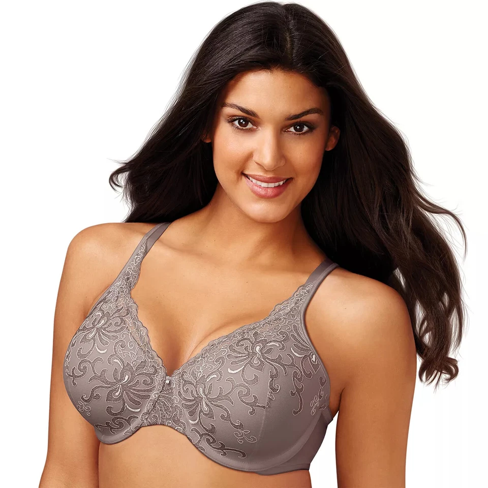 Hermoso sujetador con aros bordado de acero cálido Playtex Secrets para mujer talla 44C Foto 1 de 1