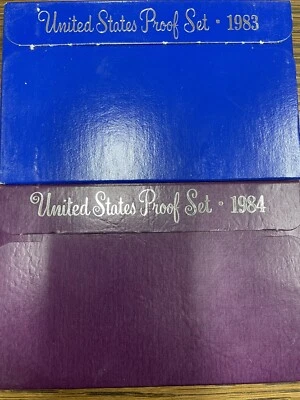 1983 & 1984 US Mint Proof Set Lot of 2 - Image 1 of 3