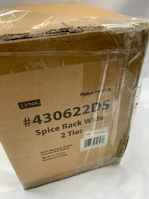 Lynk Profesional Deslizable 2 Niveles Spice Rack Organizador-#430622DS*Nuevo-Caja Dañada Foto 1 de 4
