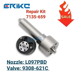 7135-659 Repair Kit L097PBD Nozzle 9308-621C Valve for EJBR02301Z EJBR03601D - Picture 1 of 6