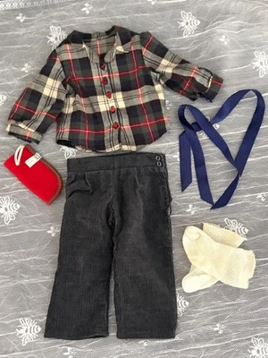 American Girl Molly's After School Outfit + cinta, estuche para gafas, calcetines, 1991 Foto 1 de 3