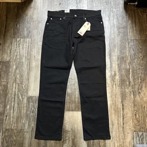 Levi’s 511 Herren Schwarz Slim Fit Stretch Jeans 33 x 30 NEU Neu mit Etikett Reißverschluss Hosenschlitz - Bild 1 von 4