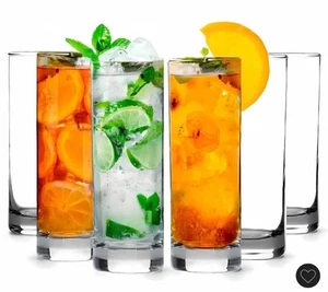 LEMONSODA - Tom Collins Highball Drinking Glasses Set of 6 - 12oz - Picture 1 of 2