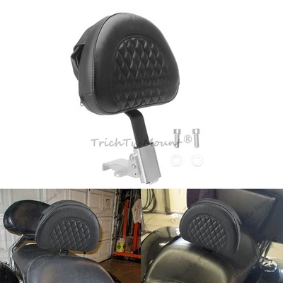 Motorcycle Driver Rider Backrest Leather For Victory Cross Country 2010-2016 17 - Image 1 of 4