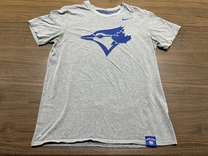 Toronto Blue Jays Men's Gray Short-Sleeve MLB Baseball T-Shirt - Nike - Large - Picture 1 of 7