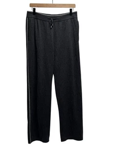 Zegna Sport Jogginghose Herren XL dunkelgrau Baumwolle Kaschmir Kordelzug gerades Bein - Bild 1 von 5