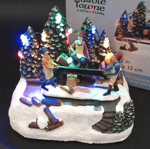 Carole Towne Collection Chelsea's Log Cutting Service LED & Sound #0785638 2016 - Picture 1 of 11