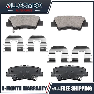Rear Ceramic Brake Pads for 2012 - 2017 Hyundai Accent 2014 - 2016 Kia Cadenza - Image 1 of 4