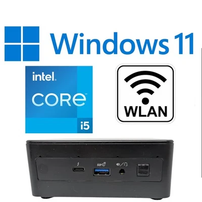 Intel NUC 11PAHi5 i5-1135G7 8/16GBGB RAM 256GB NVME SSD Wifi Mini PC USFF WLAN - Bild 1 von 4