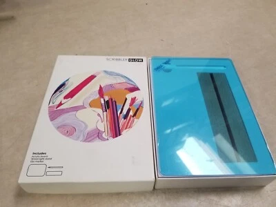 Scribbler Glow Light Up Memo Board Acrylic Board, Wood Light Stand, Glo Marker - Image 1 of 4