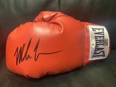 Righty Mike Tyson Signed Everlast Red Boxing Glove Autograph Auto JSA Certified - Image 1 of 4