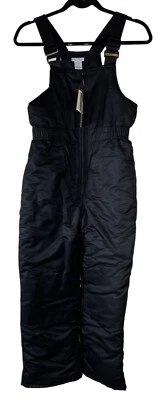 New Falls Creek Kids Snow Bib Adjustable Size L Large (10-12) Black - Image 1 of 4