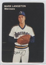 1984 Mother's Cookies Seattle Mariners Stadium Giveaway Mark Langston Rookie RC