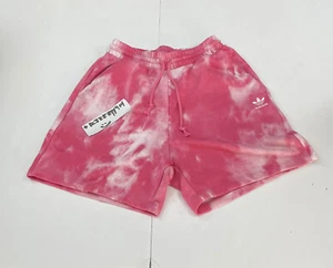 $40 Womens Size L Adidas Originals Tie Dye Boyfriend Terry Fleece Shorts HB6040 - Picture 1 of 10