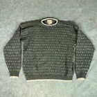 Woolrich Mens Sweater Extra Large Gray Wool Blend Pullover Outdoor Grandpa Top