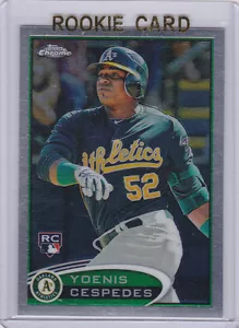 Yoenis Cespedes RC Oakland A's TOPPS CHROME ROOKIE CARD Baseball BOSTON RED SOX - Foto 1 di 2