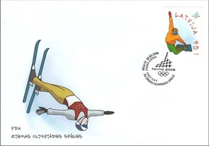 Olympics Torino Winter Olympic Games Snowboarding Freestyle Latvia FDC 2006 - Picture 1 of 1
