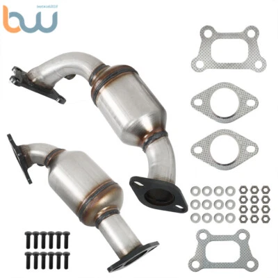 Front & Rear Catalytic Converters For 2012-2013 Chevrolet Impala LS LT LTZ 3.6L - Image 1 of 4