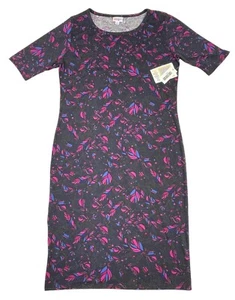 LULAROE Vestido Julia Mangas Cortas Elastizado Dolman Camiseta Ligero Nuevo con Etiquetas Talla L - Imagen 1 de 12
