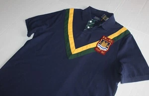 Polo Ralph Lauren Classic Fit Shield Patch Rugby Polo in Size L in Navy - Picture 1 of 4