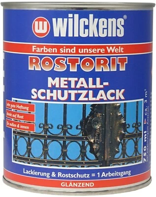 (22,93 €/L) WILCKENS Rostorit Metall-Schutzlack Rostschutz Rostumwandler 750 ml - Bild 1 von 4