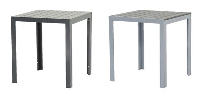 Nonwood Gartentisch Esstisch Balkontisch Fire 60 x 60 cm wetterfest Alu 2. Wahl - Bild 1 von 4