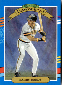 1991 Donruss Diamond Kings #4 Barry Bonds