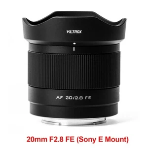 VILTROX AF 20mm F2.8 Camera Lens Full Frame For Sony ZV-E1 A7RV ZV-E10 A7C - Picture 1 of 7