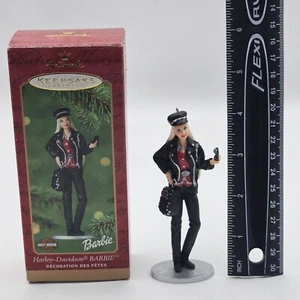 Harley Davidson Barbie adorno de Navidad Hallmark Keepsake 2000 nuevo en caja - Imagen 1 de 9