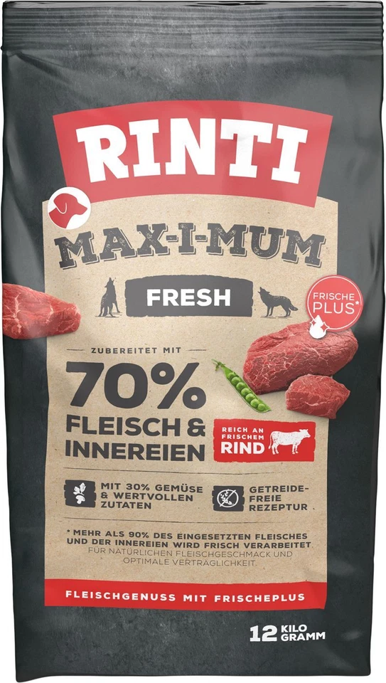 Rinti Max-i-mum Rind | 12kg Hundefutter trocken - Bild 1 von 1