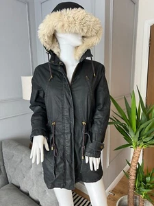 Whistles parka Jacket Size XS coat waxed - Picture 1 of 13