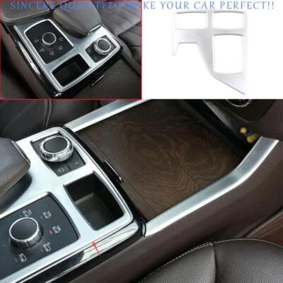 Para Mercedes-Benz ML GL 2012-2016 plata mate consola central caja de cambios panel moldura Foto 1 de 4