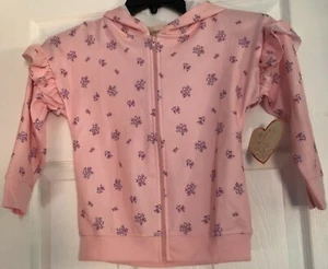 Girls Floral Pink Sweatshirt Size 8 NWT - Picture 1 of 2
