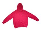 Lacoste Men's 100% Cotton Red Pullover Hoodie Size 8 (3Xl)