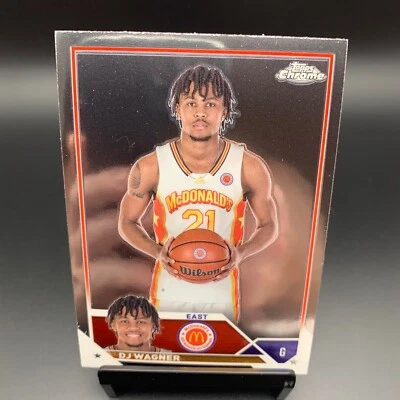 2023 Topps Chrome McDonalds #59 DJ Wagner Kentucky Wildcats - Image 1 of 2