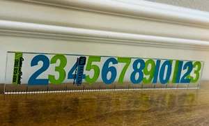 VINTAGE MCM 60'S GEORGE NELSON SAFETY NUMBER SERIES ADVERTISING RULER MAYTAG - Picture 1 of 9