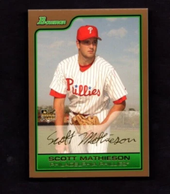 2006 Bowman DP Gold Rookie Scott Mathieson Philadelphia Phillies RC#BDP28 - Image 1 of 2