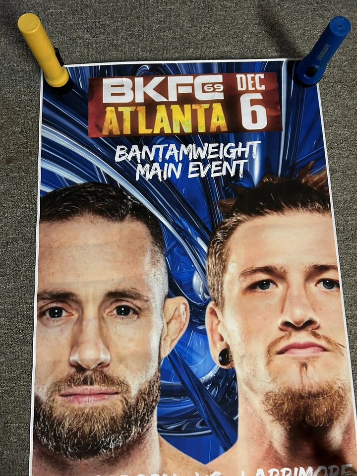 BKFC 69 Dec 6 Richardson Lattimore Event Poster  36x24" - Image 1 of 2