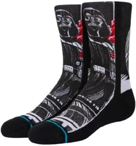STANCE KID`S STAR WARS MANGA VADER BLACK LARGE SOCK - Picture 1 of 3