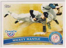 2011 Topps Opening Day #7 Mickey Mantle New York Yankees HOF