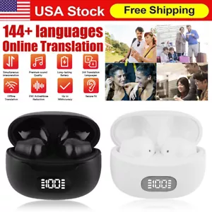 Bluetooth Translator Earbuds 144 Language Real Time Two-Way Smart Translationš„ - Picture 1 of 14