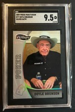 2009 Press Pass Fusion 77 Doyle Brunson Silver/99 MINT 9.5 HIGHEST GRADED CARD