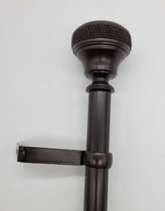 Cord 1" Adjustable Curtain Rod - Adjust between 36" and 72" - Picture 1 of 3