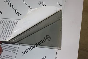 MAKROLON AR2-MR10 LEXAN GRAY  POLYCARBONATE SHEET 1/4" X 12" x 62" - Picture 1 of 4