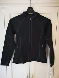Merrell Women's Performance Saranac Hooded Jkt Opti-Wick Full Zip Black Size S - Picture 1 of 19