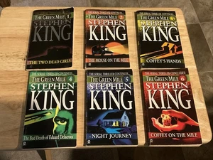1996 Stephen King The Green Mile 1-6 Paperback Series 5/6 1st Printings - Picture 1 of 2