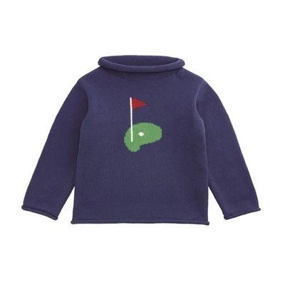 Mud Pie H5 Kids Boy Sports Golf Rollneck Sweater 10140039 - Choose Size - Image 1 of 2