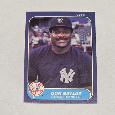 1986 Fleer Don Baylor #99 - Image 1 of 3